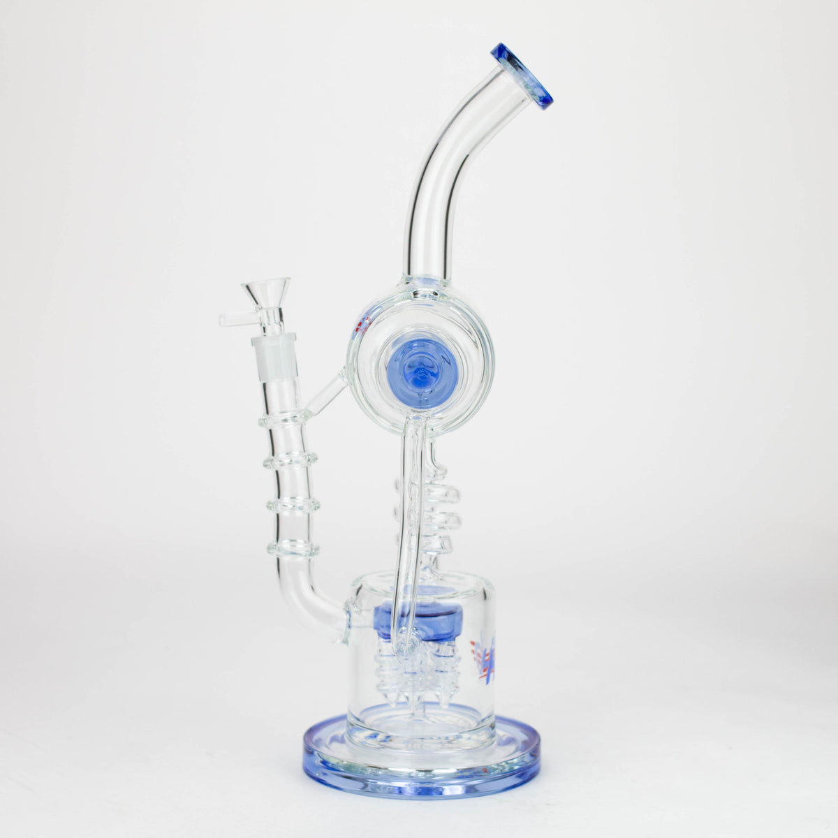 H2O 14-Inch Stemless Glass Water Bong