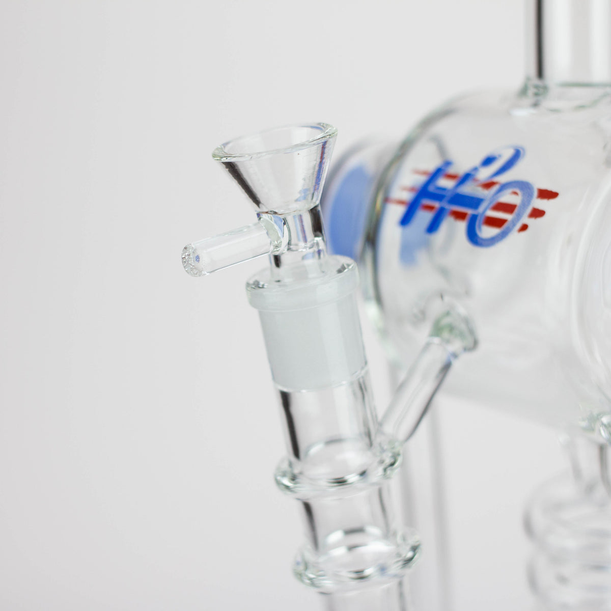 H2O 14-Inch Stemless Glass Water Bong