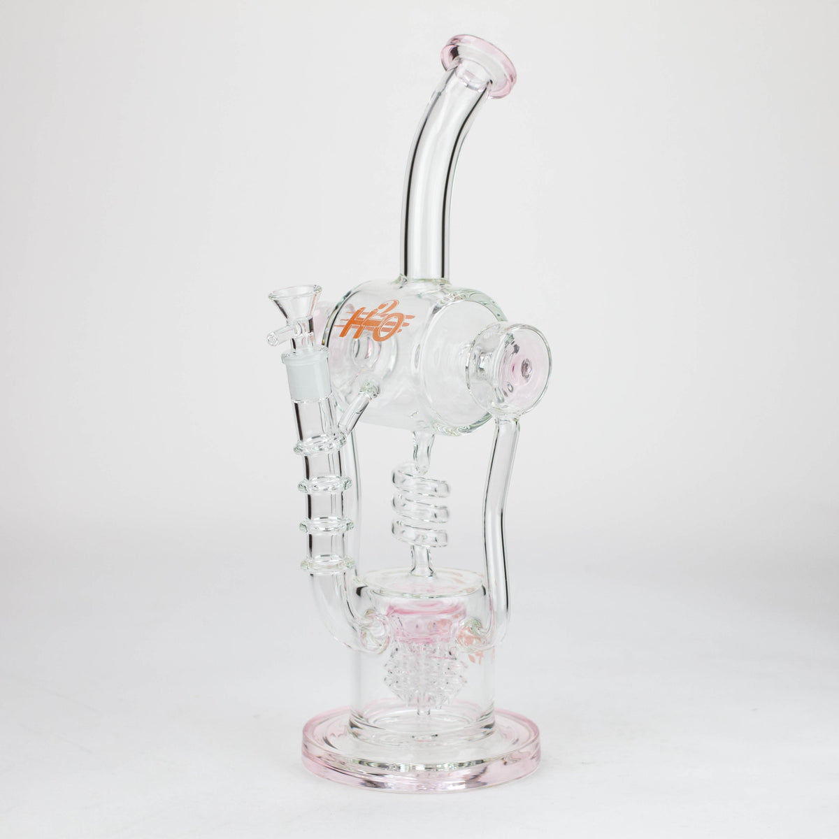 H2O 14-Inch Stemless Glass Water Bong