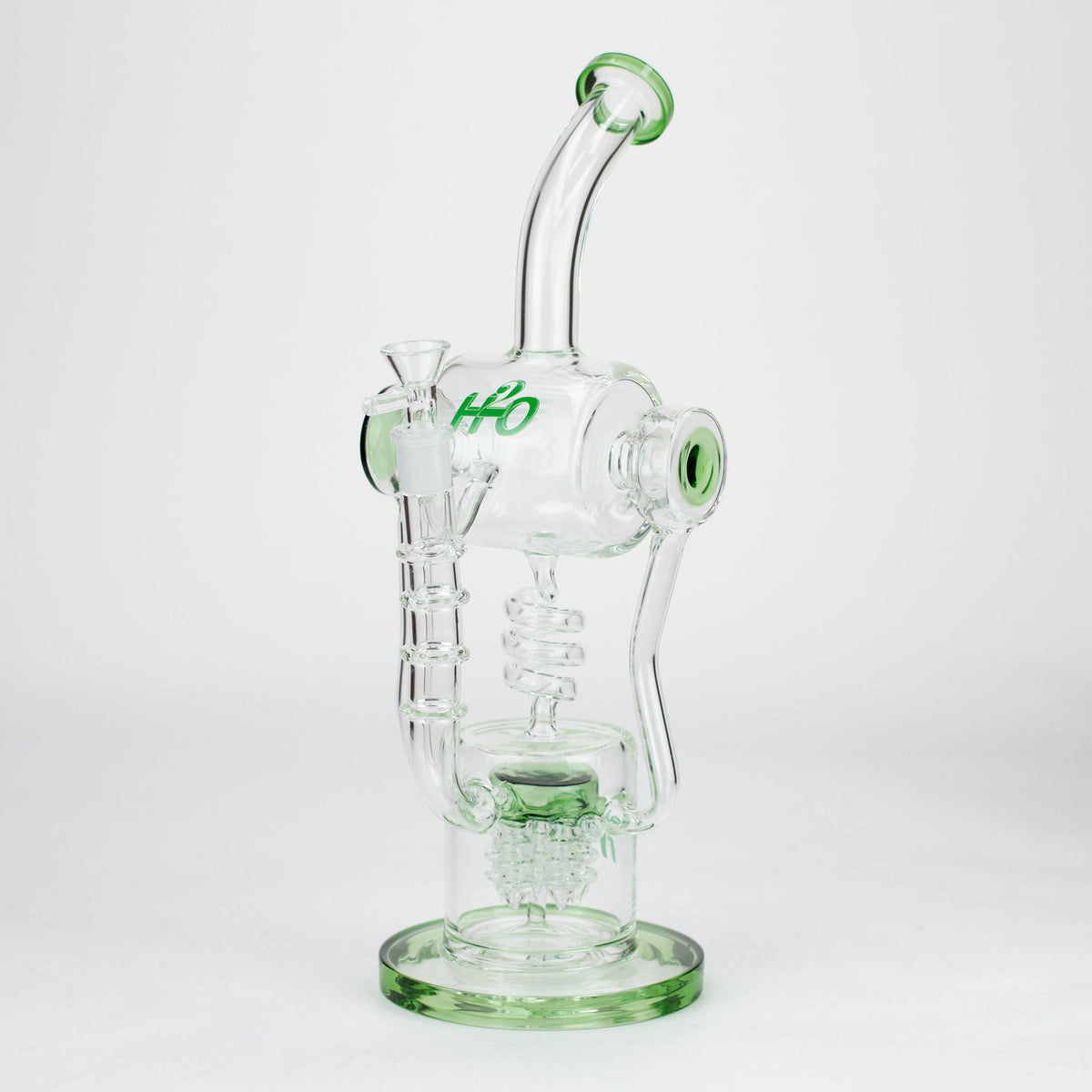 H2O 14-Inch Stemless Glass Water Bong