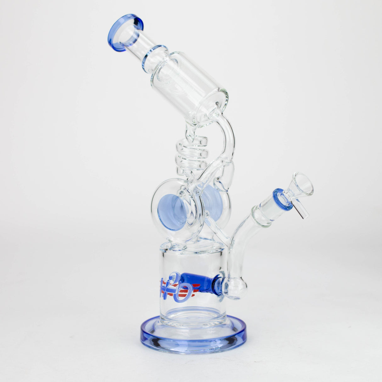 H2O Bang à eau en verre de 10 po sans tige de 5 mm