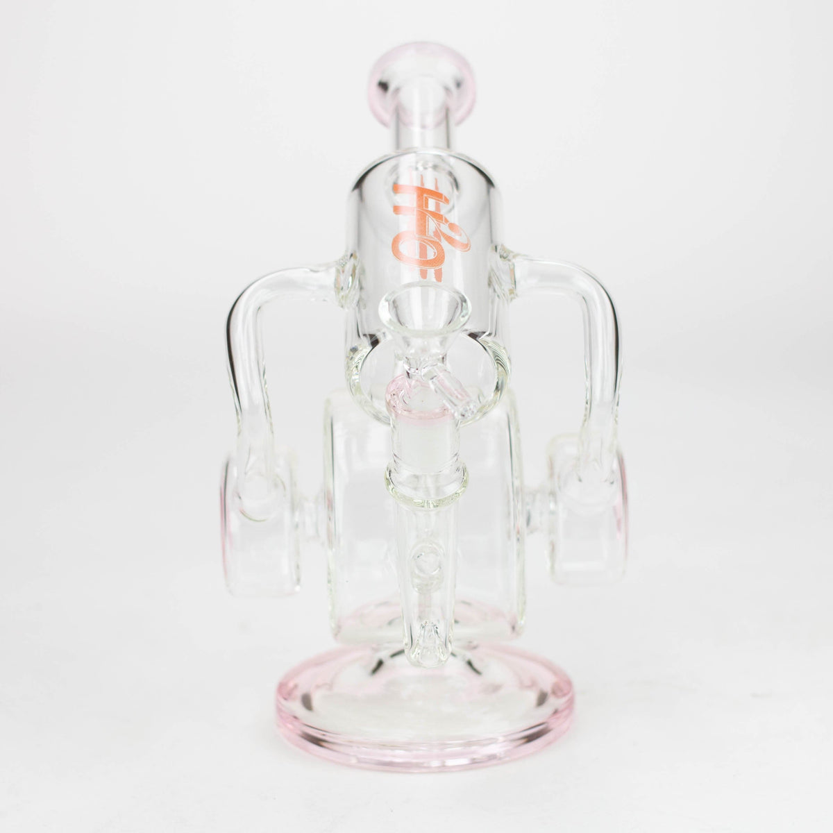 Canadian Distributor Glass Bong H2O 10" Colour-Accent Stemless 5mm Glass Bong H2O 10" Colour-Accent Stemless Glass Bong | Canada