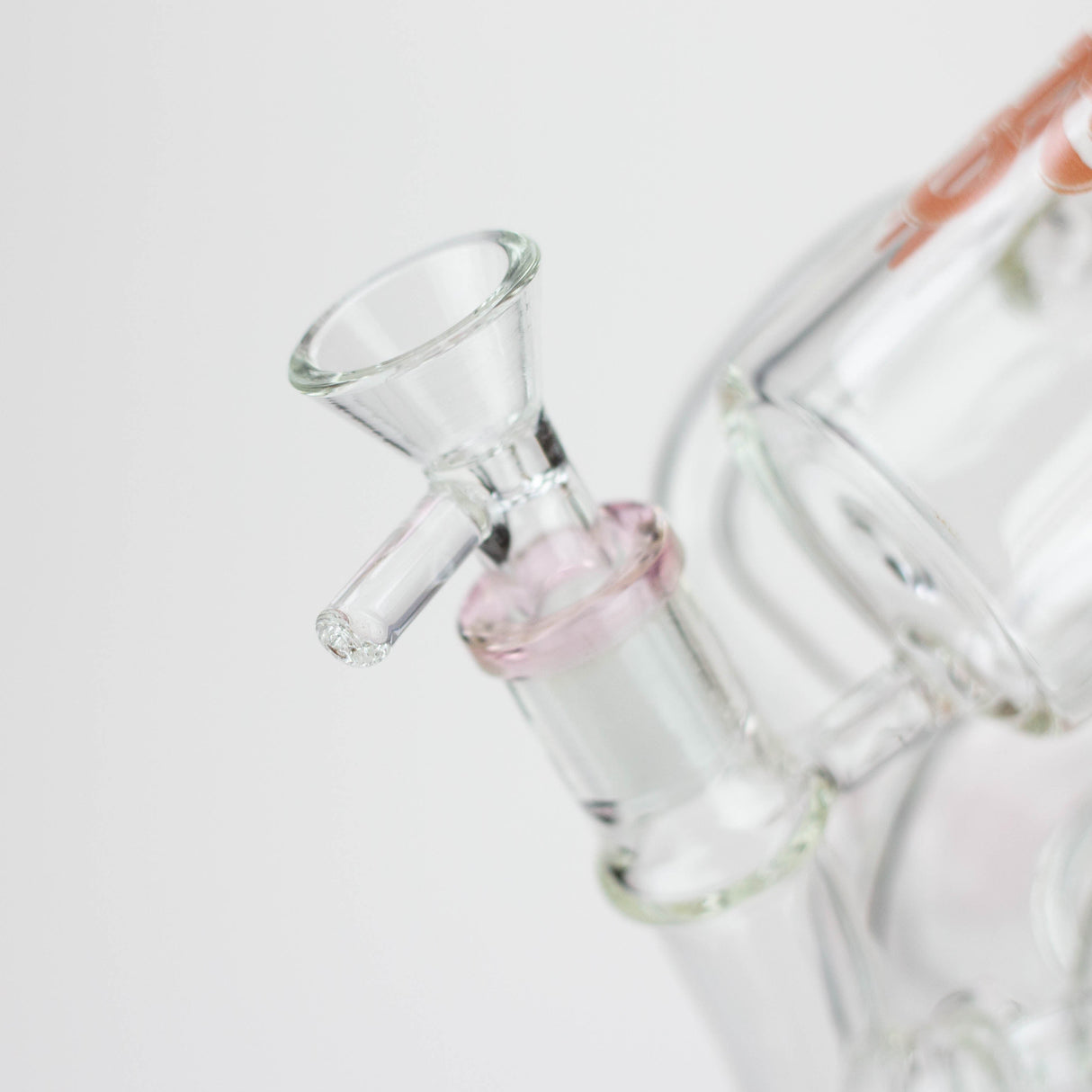 Pipe à eau en verre sans pied H2O 10" couleur accent 5mm