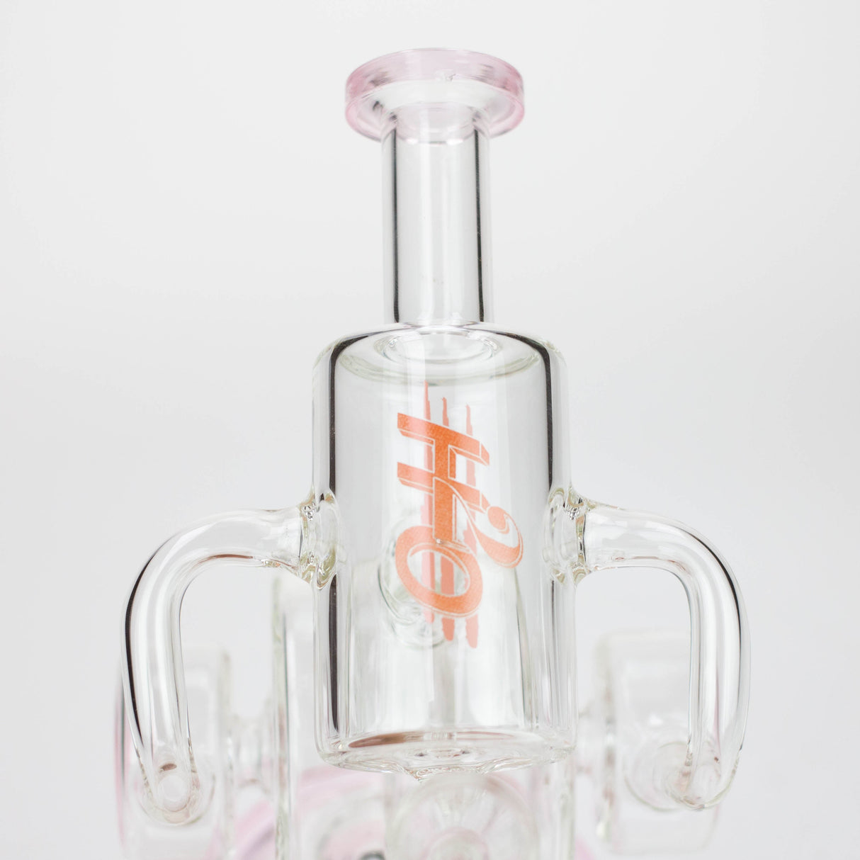 Pipe à eau en verre sans pied H2O 10" couleur accent 5mm
