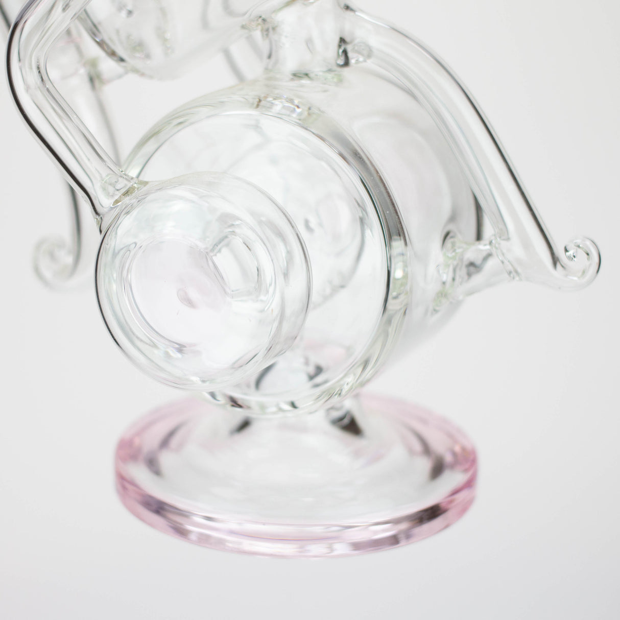 Pipe à eau en verre sans pied H2O 10" couleur accent 5mm