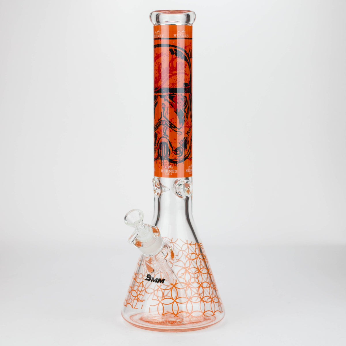 ONE Glass Bong 15.5" 9 mm Graphic Glass Water Bong 15.5" 9 mm Graphic Glass Bong | Canada