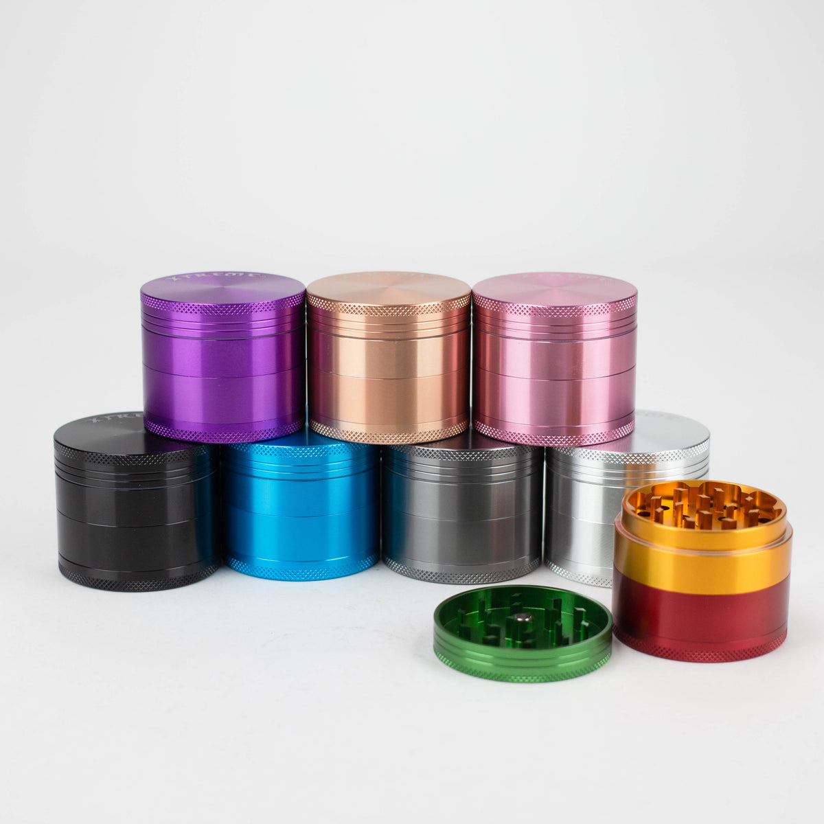 Broyeur à herbes XTREME en aluminium en 4 parties - 5 cm de diamètre