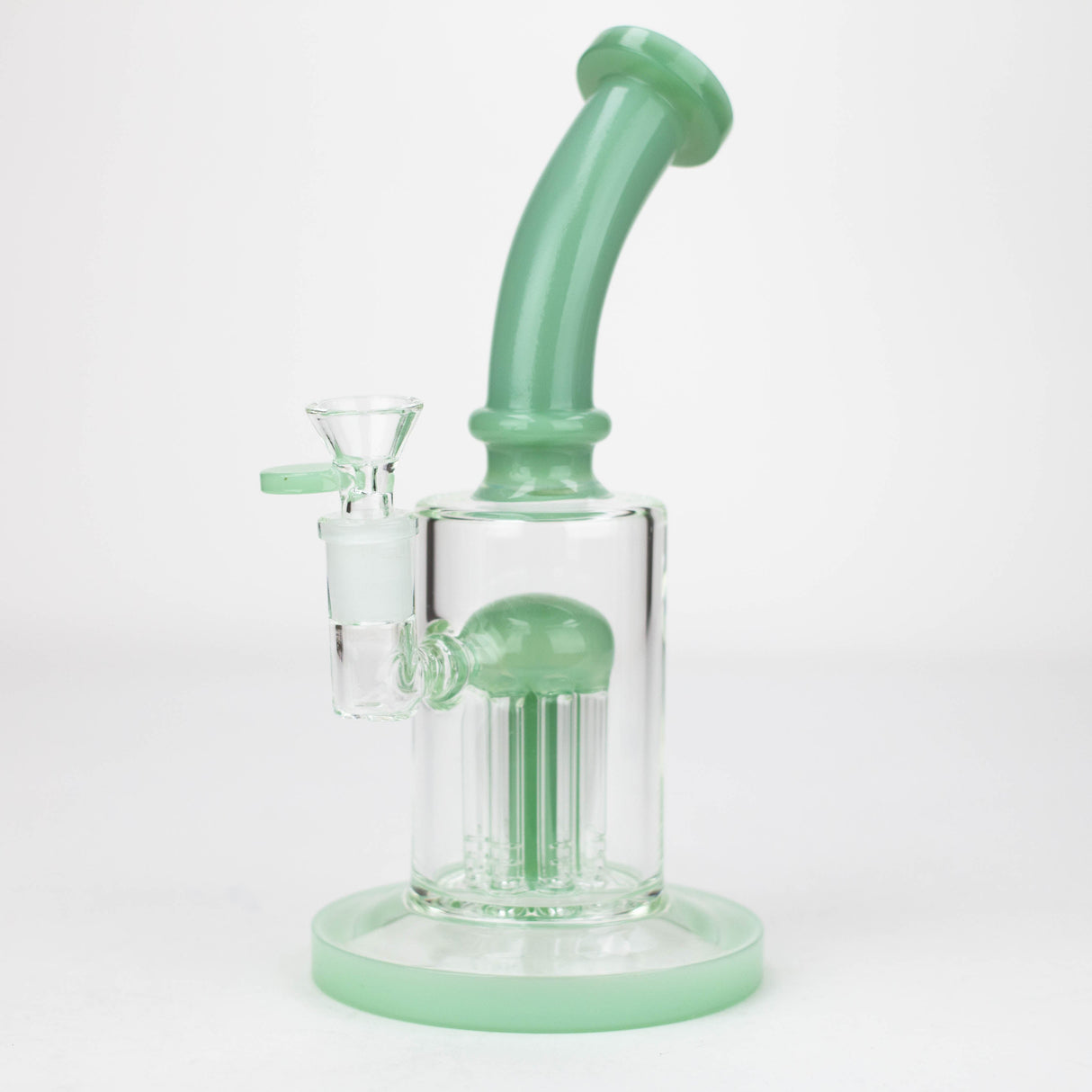 8.5" 8-Arm Perc Glass Bubbler