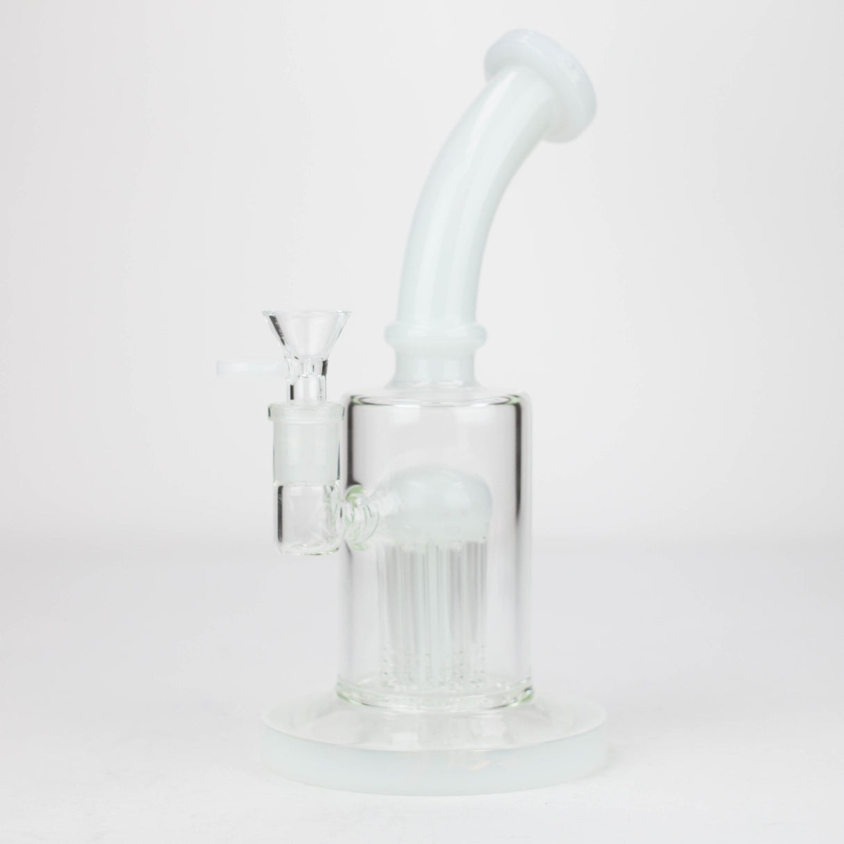 8.5" 8-Arm Perc Glass Bubbler