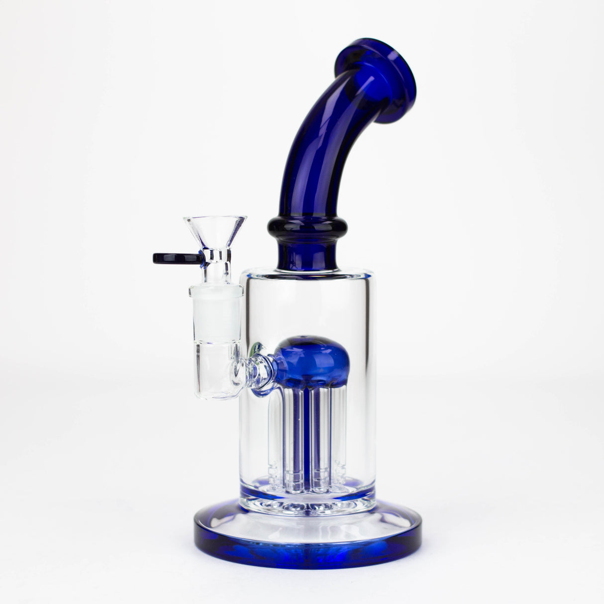 8.5" 8-Arm Perc Glass Bubbler