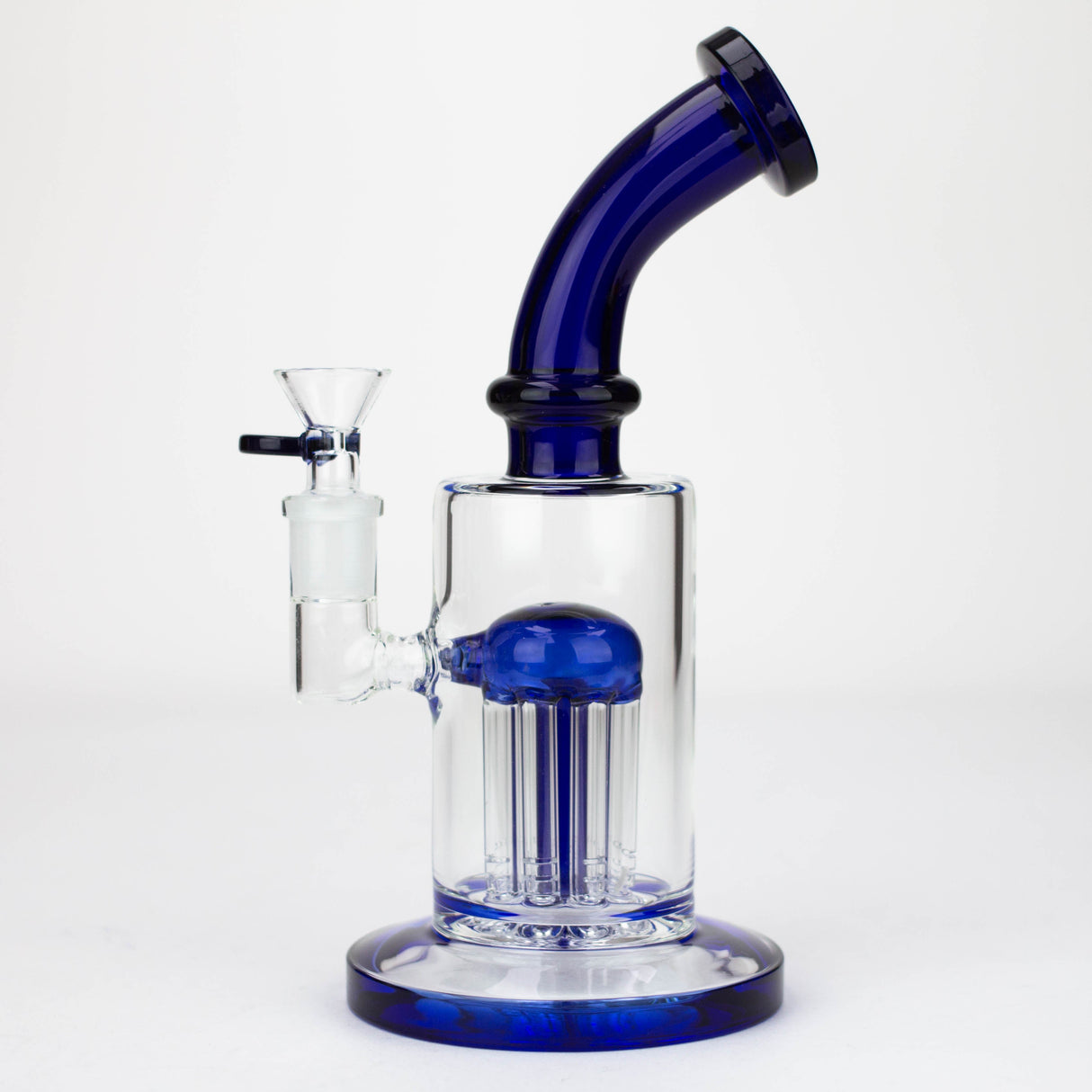 8.5" 8-Arm Perc Glass Bubbler