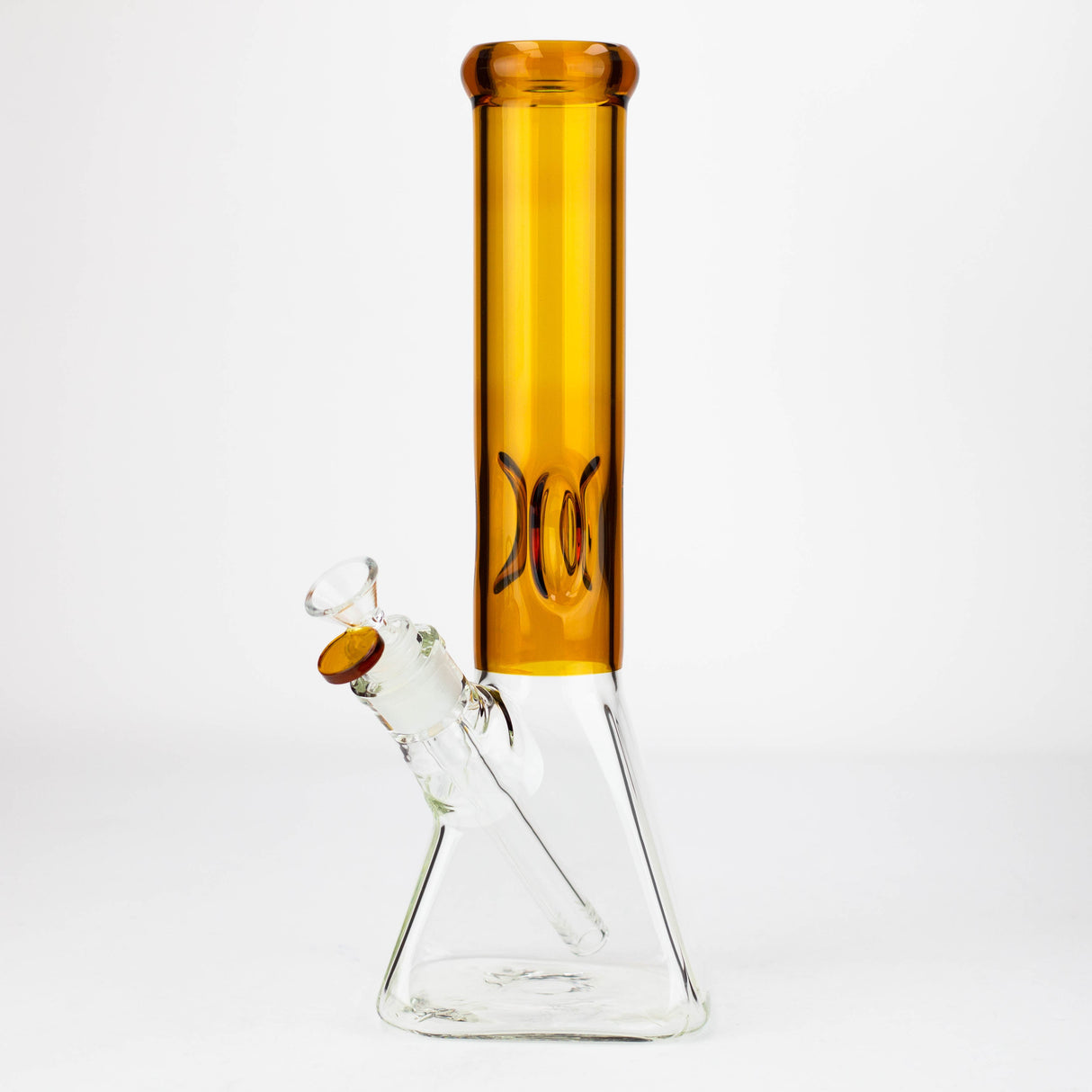 Bong en forme de bécher avec base pyramidale de 13"