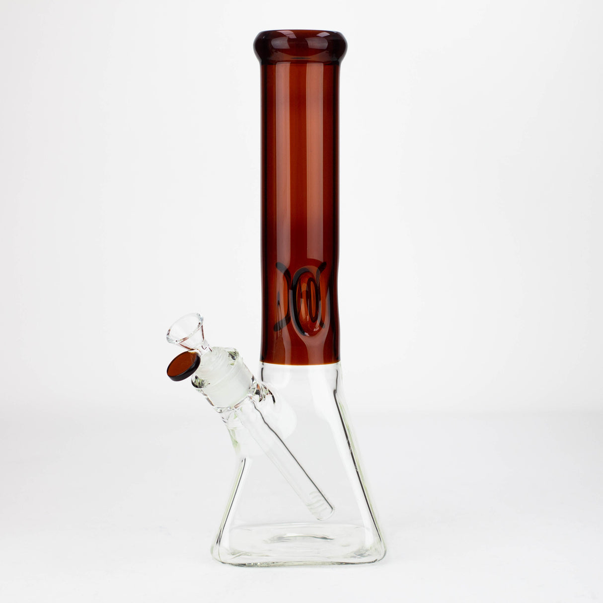 Bong en forme de bécher avec base pyramidale de 13"