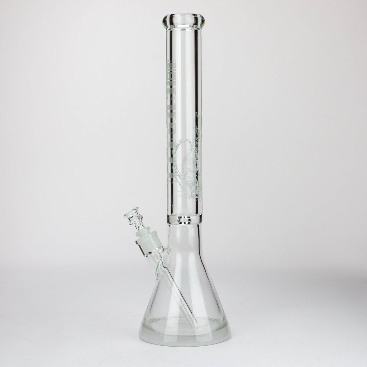 Castle Glassworks | 18" laser etched Tube Beaker Bong