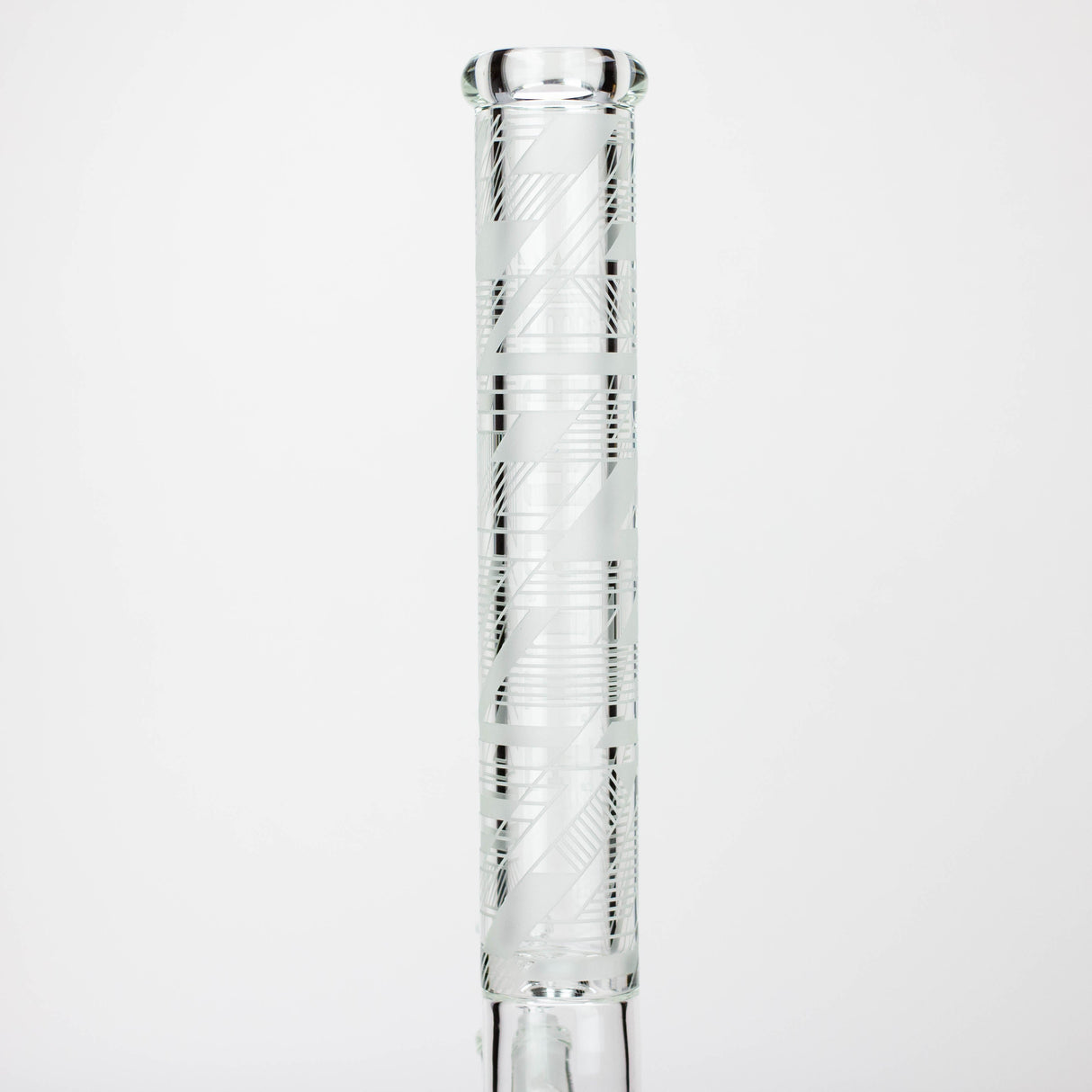 Castle Glassworks | 18" laser etched Tube Beaker Bong