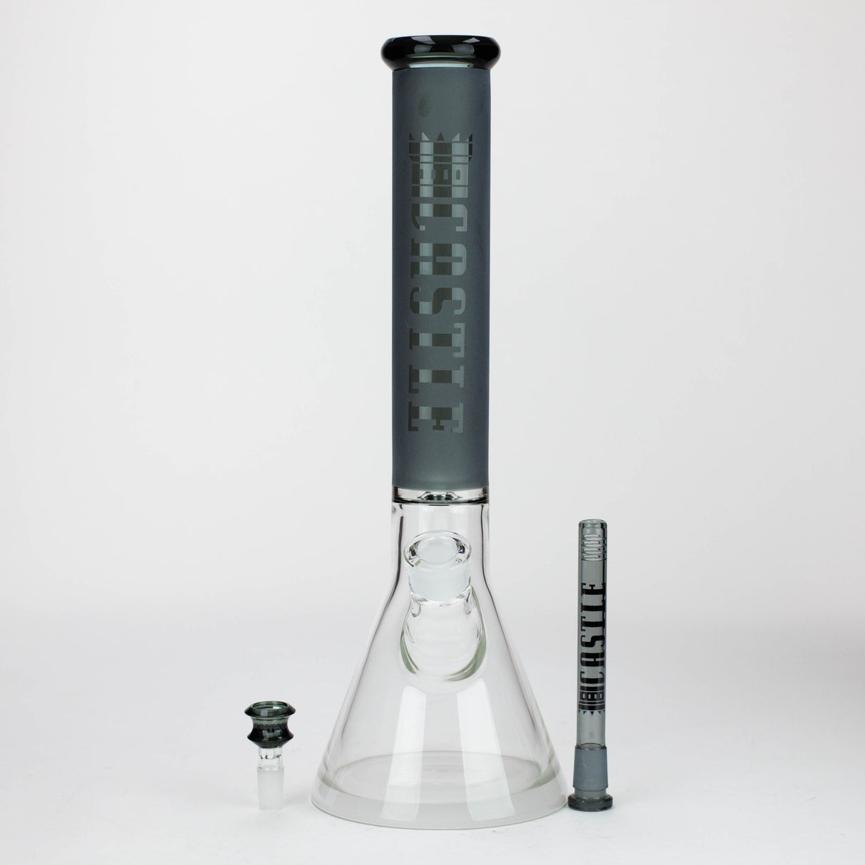 Castle Glassworks | 16" Frosted Tube Beaker Bong