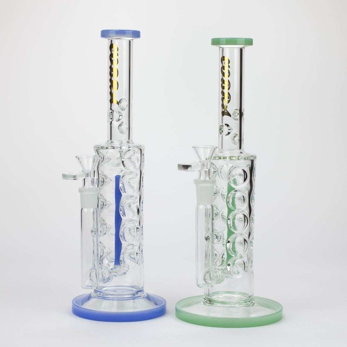 JJ Distribution Glass Bong Cobra 11" Jade Blue Spiral Stemless Bong Cobra 11" Jade Blue Spiral Stemless Bong | Canada
