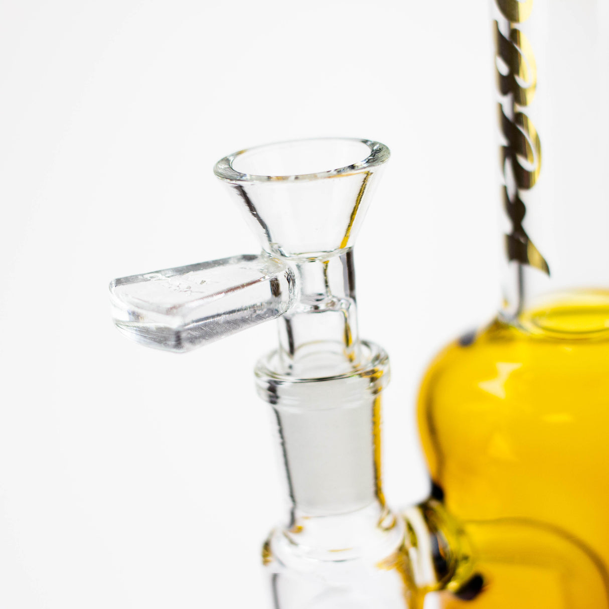 Cobra 8.5" Amber Green Monster Eye Stemless Bong