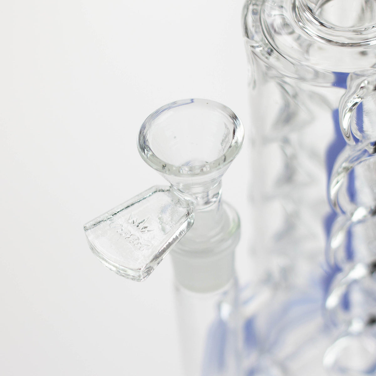 JJ Distribution Glass Bong Cobra 11" Jade Blue Spiral Stemless Bong Cobra 11" Jade Blue Spiral Stemless Bong | Canada