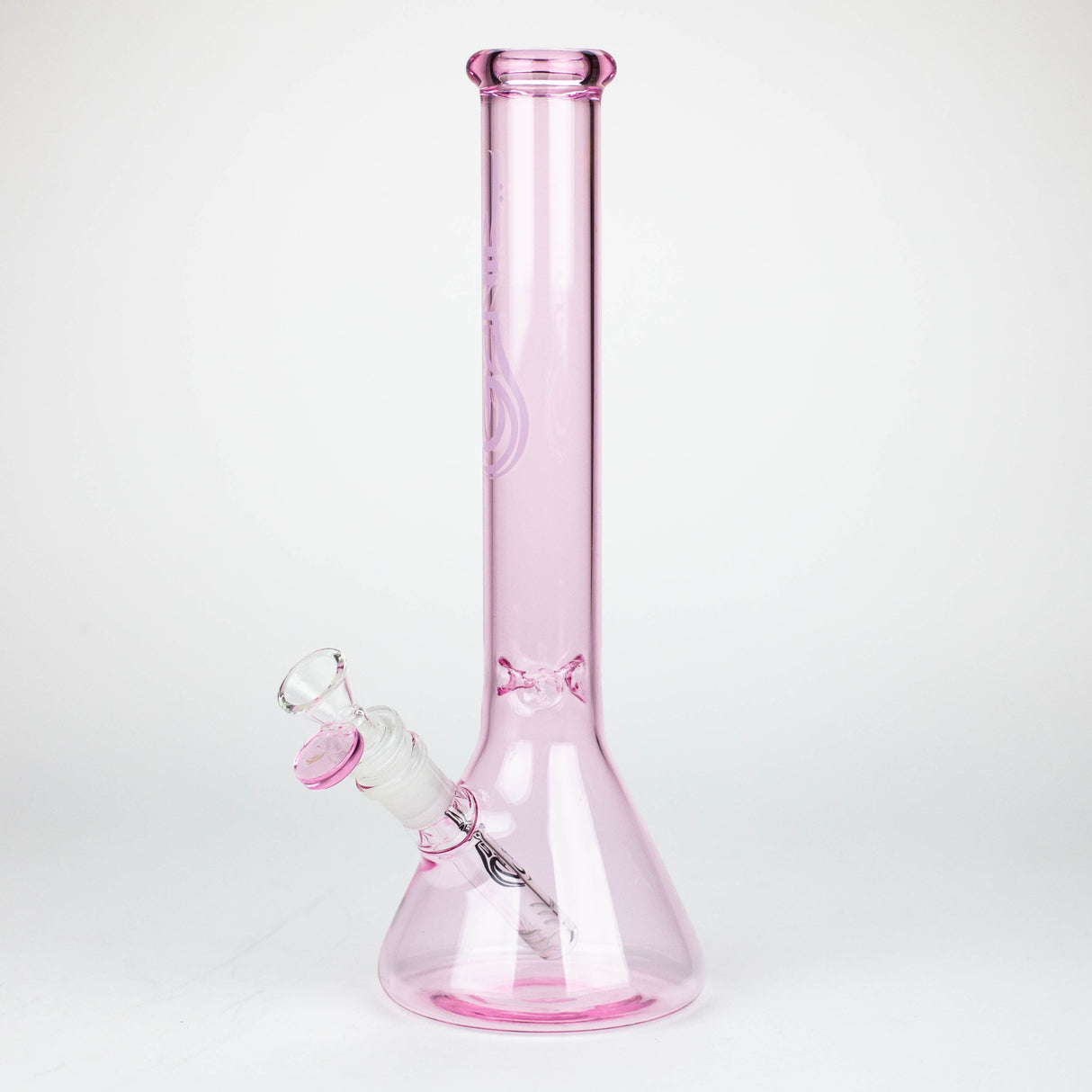 Genie 12" Colour Tube Beaker Bong with Ice Catcher