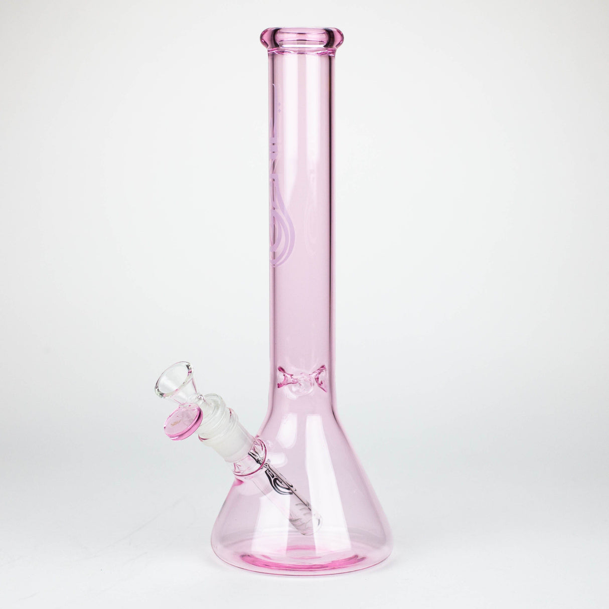 ONE Glass Bong Genie 12" Colour Tube Beaker Bong with Ice Catcher Genie 12" Colour Tube Beaker Bong