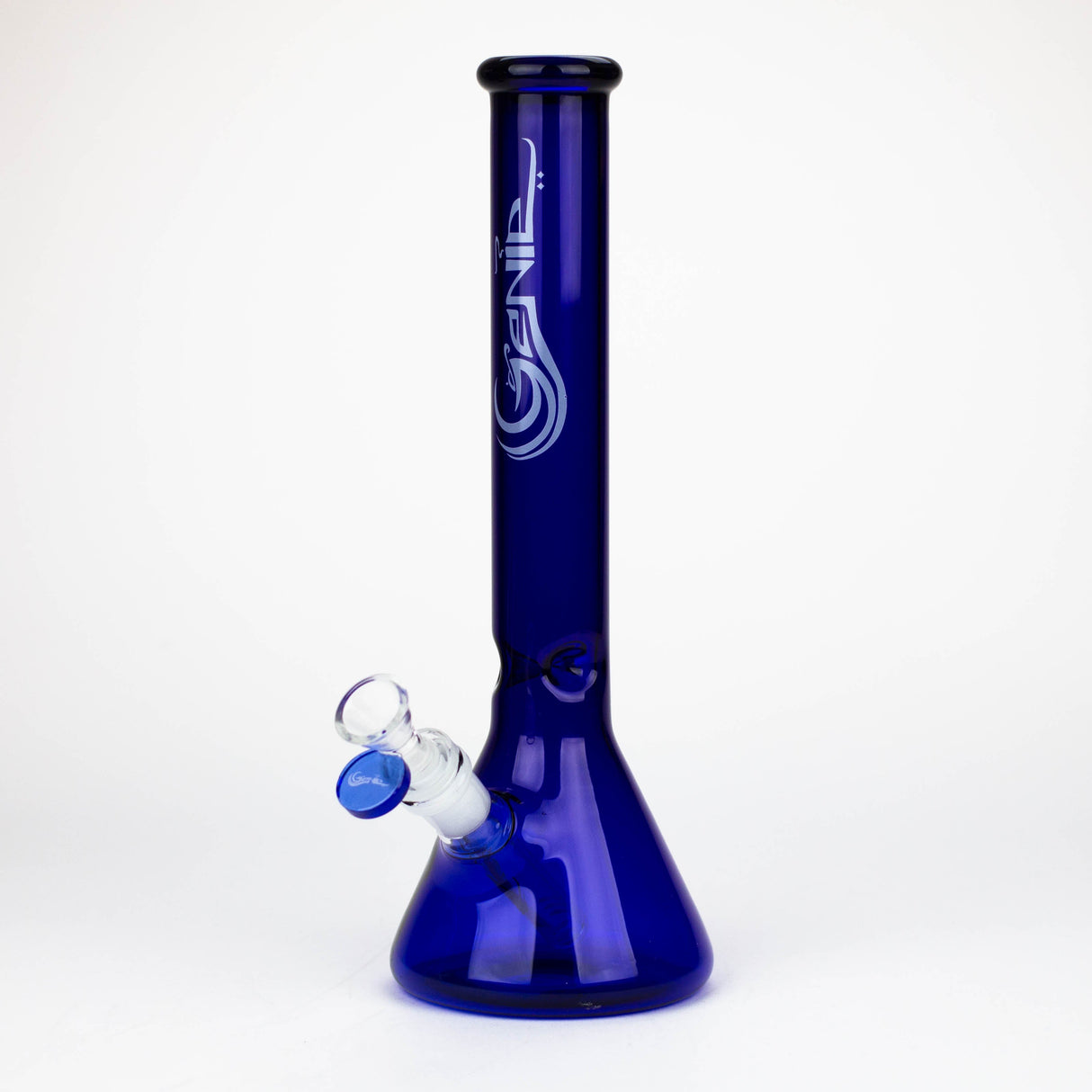 Genie 12" Colour Tube Beaker Bong with Ice Catcher