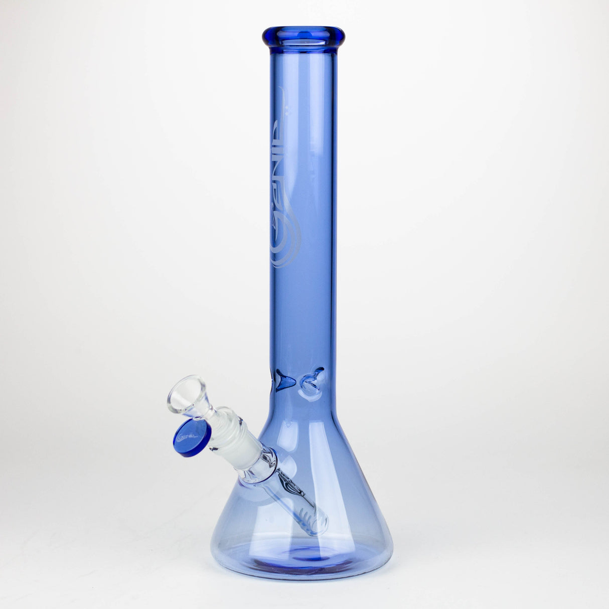 Genie 12" Colour Tube Beaker Bong with Ice Catcher