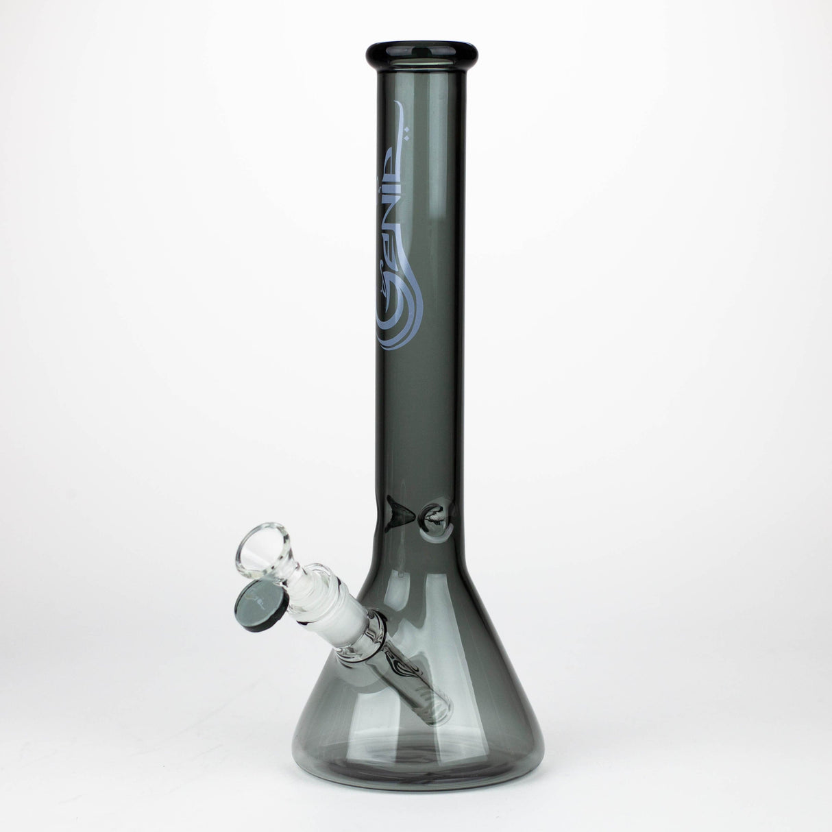 ONE Glass Bong Genie 12" Colour Tube Beaker Bong with Ice Catcher Genie 12" Colour Tube Beaker Bong