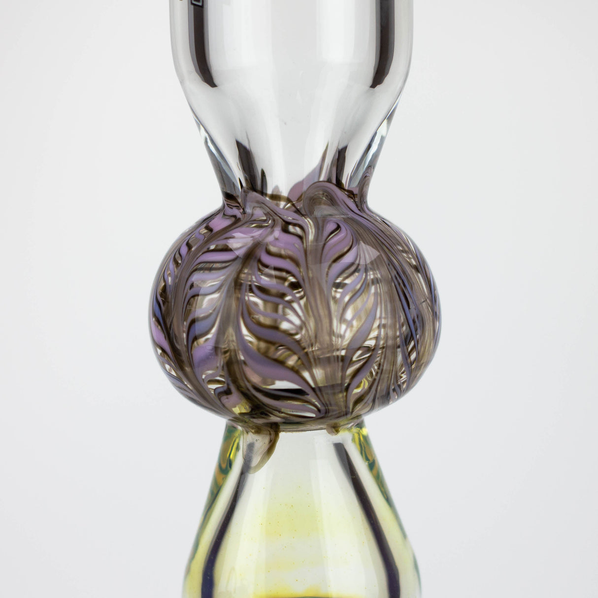 NG 17" Fumed Dotted Round Base Glass Bong