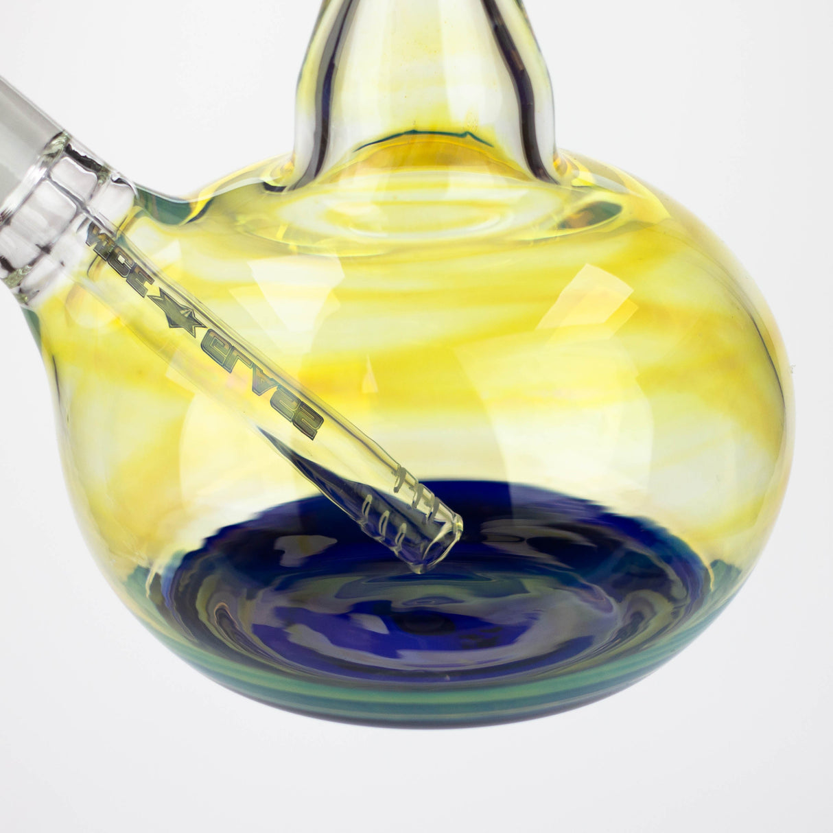 NG 17" Fumed Dotted Round Base Glass Bong