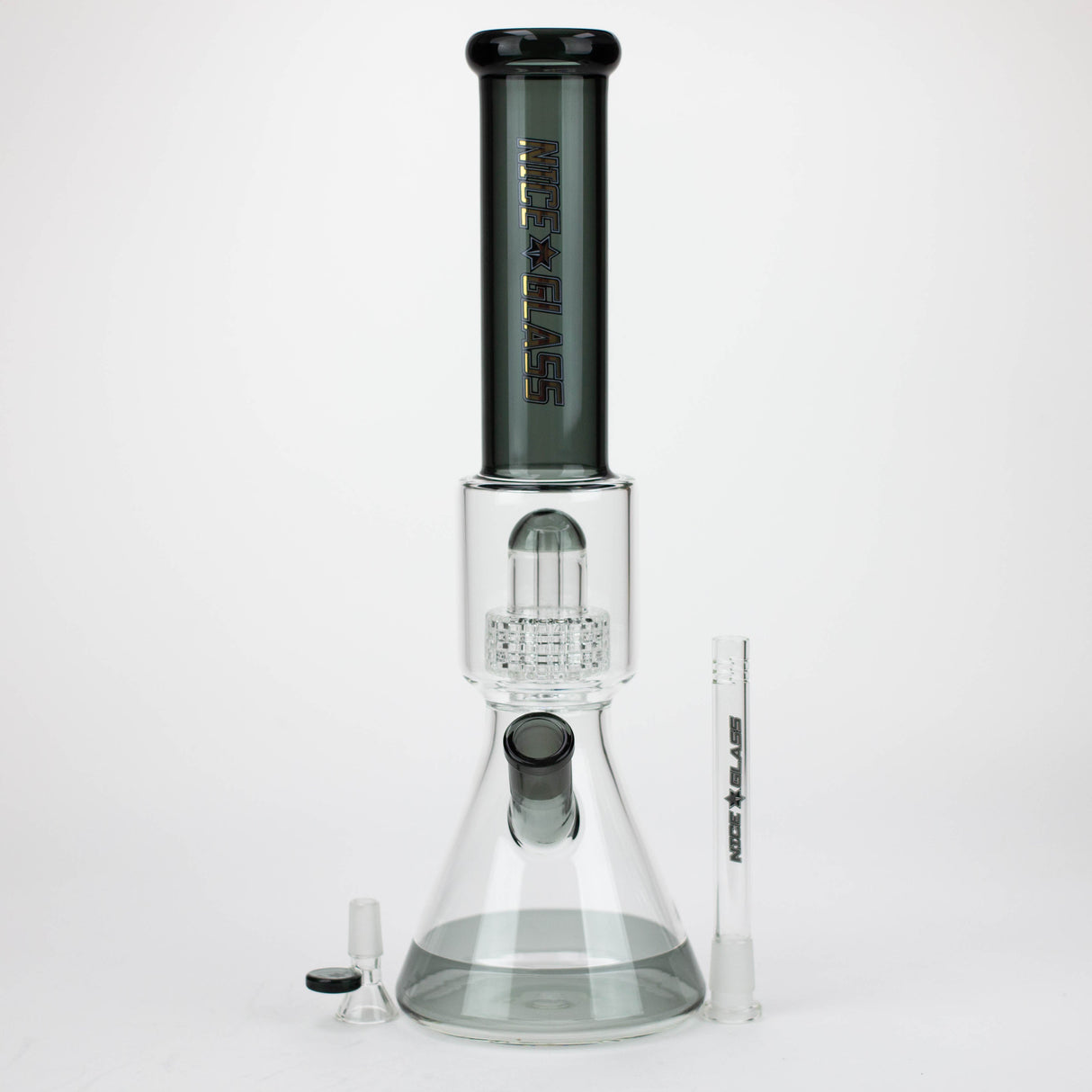 Pipe à eau en forme de Bécher NG 16" avec percolateur stéréo Matrix