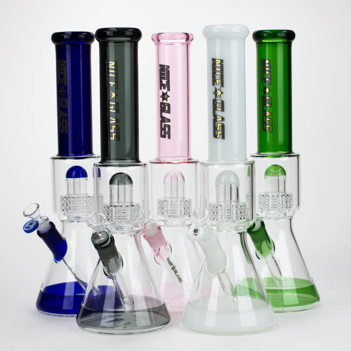 Pipe à eau en forme de Bécher NG 16" avec percolateur stéréo Matrix