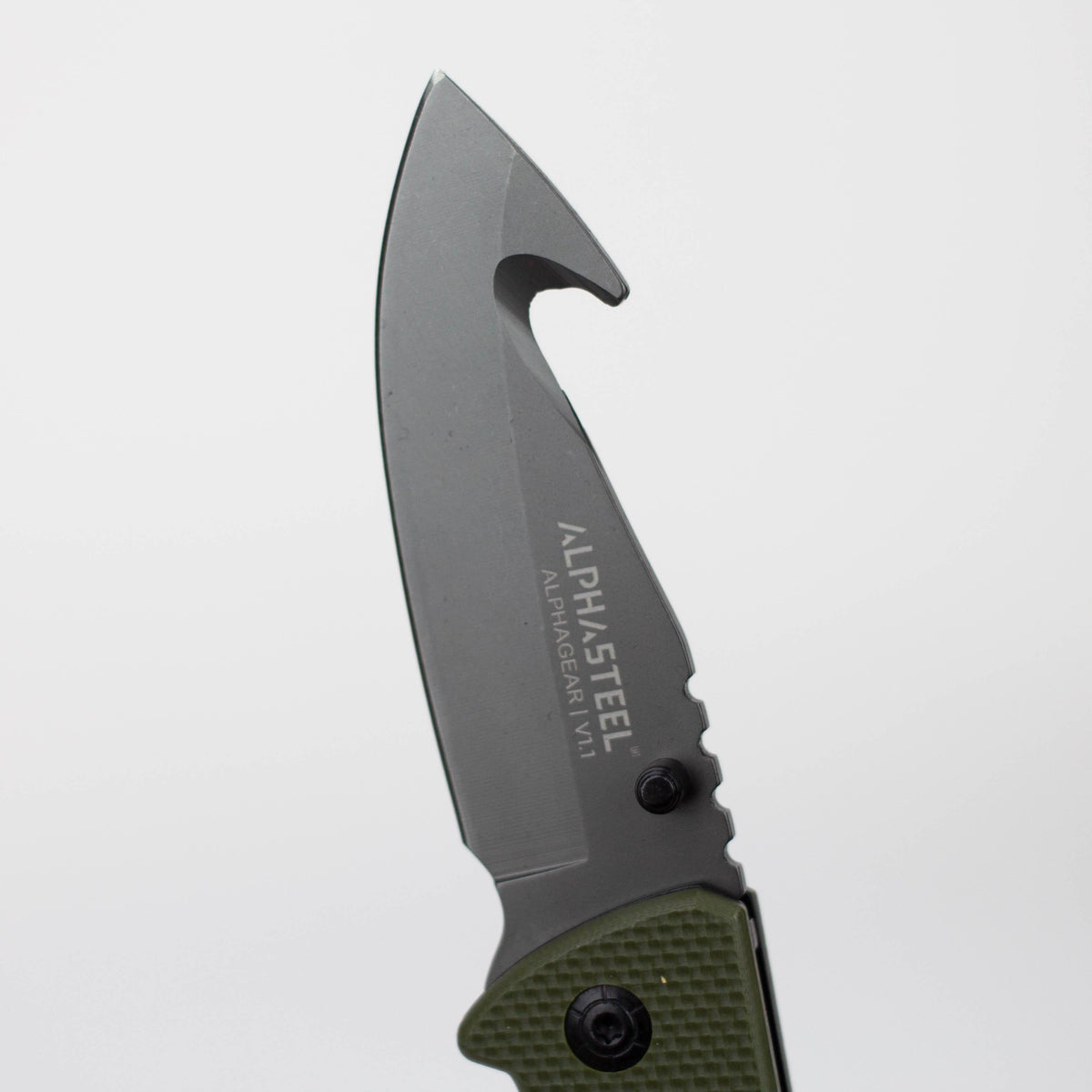 JJ Distribution Folding Knife ALPHASTEEL | Hunting Knife - GREEN FOLD ALPHASTEEL | Hunting Knife - GREEN FOLD