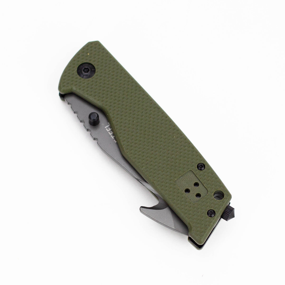 JJ Distribution Folding Knife ALPHASTEEL | Hunting Knife - GREEN FOLD ALPHASTEEL | Hunting Knife - GREEN FOLD