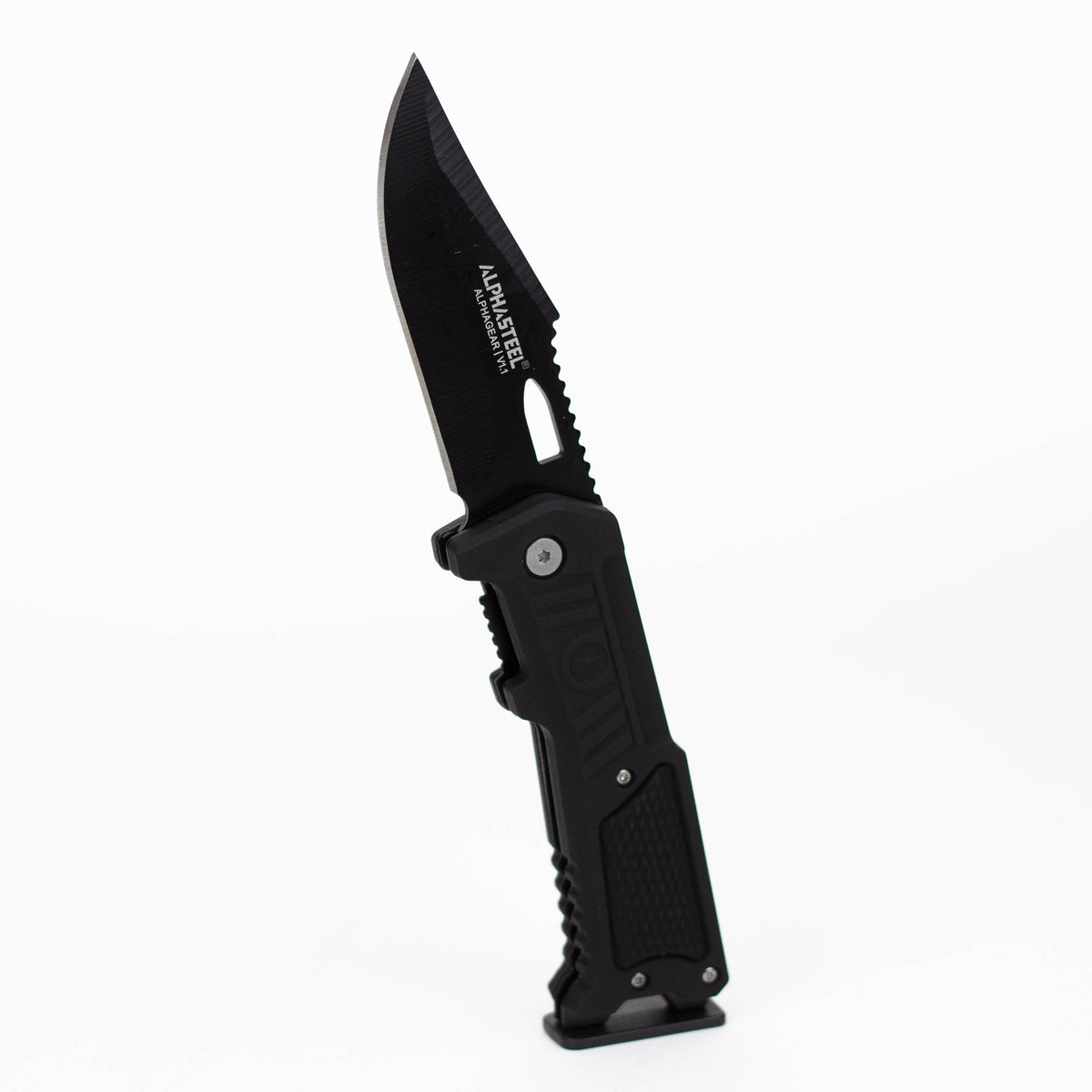 JJ Distribution Folding Knife ALPHASTEEL | Hunting Knife - BLACK STAR FOLD ALPHASTEEL | Hunting Knife - BLACK STAR FOLD