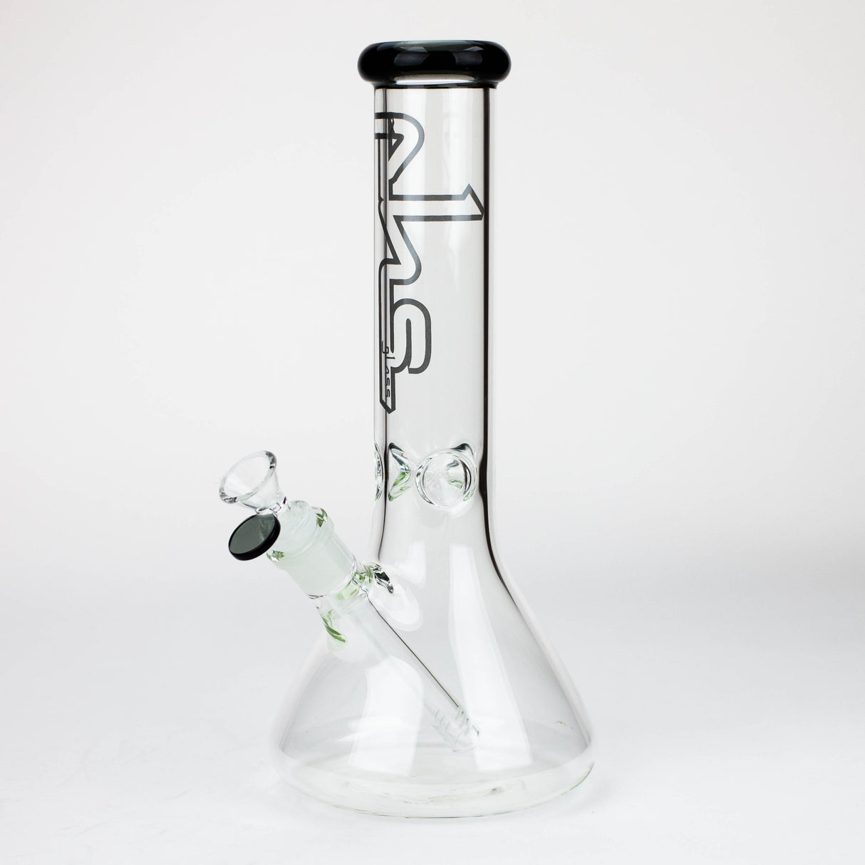PHS 12" Flower Graphic 5mm Beaker Glass Bong