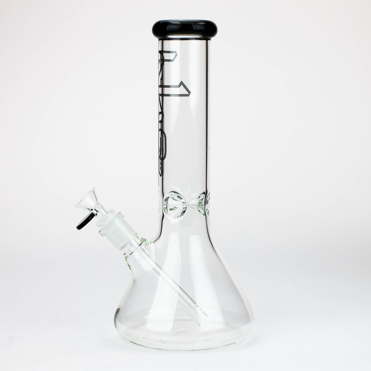 PHS 12" Flower Graphic 5mm Beaker Glass Bong