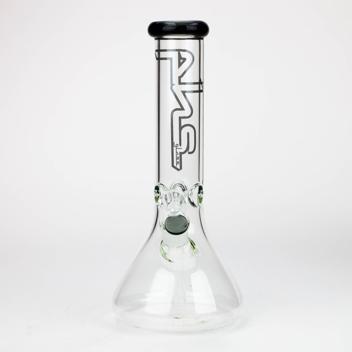 PHS 12" Flower Graphic 5mm Beaker Glass Bong