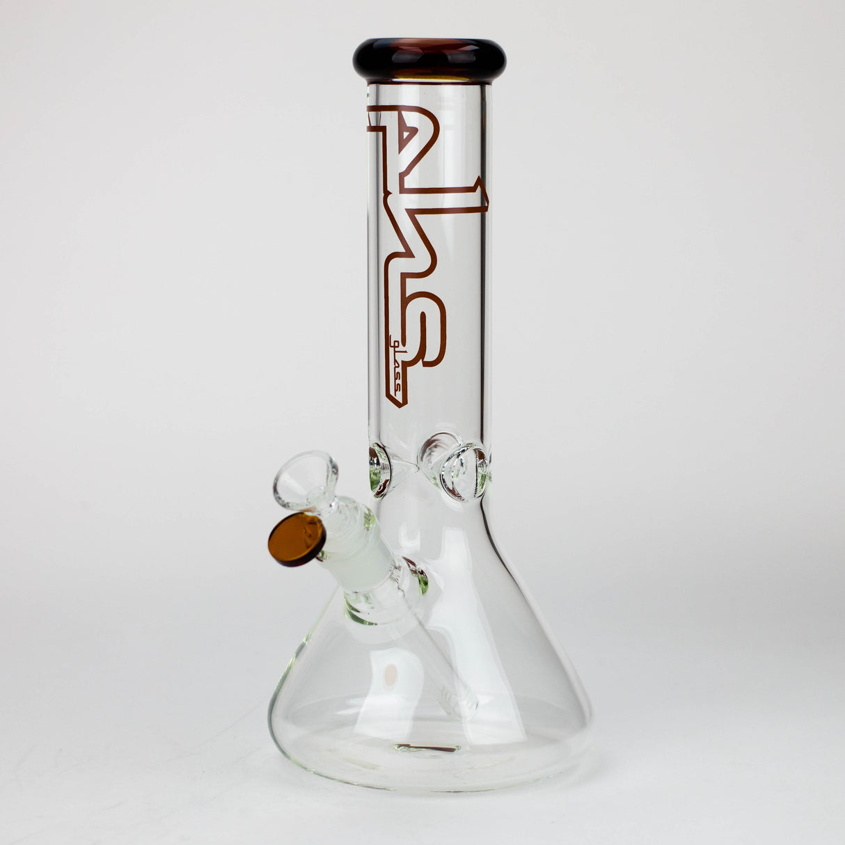 PHS 12" Flower Graphic 5mm Beaker Glass Bong