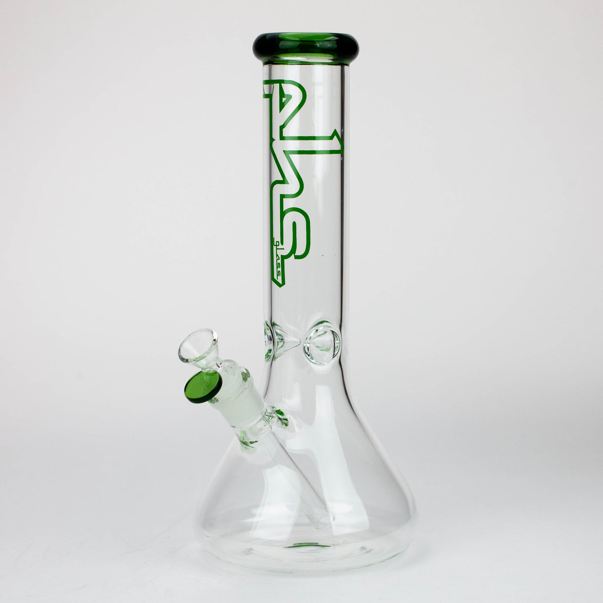 PHS 12" Flower Graphic 5mm Beaker Glass Bong