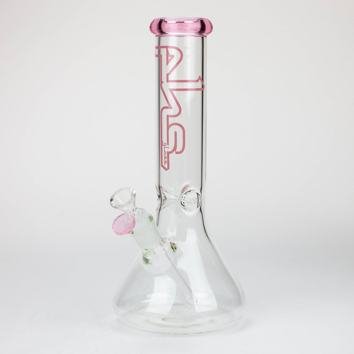 PHS 12" Flower Graphic 5mm Beaker Glass Bong