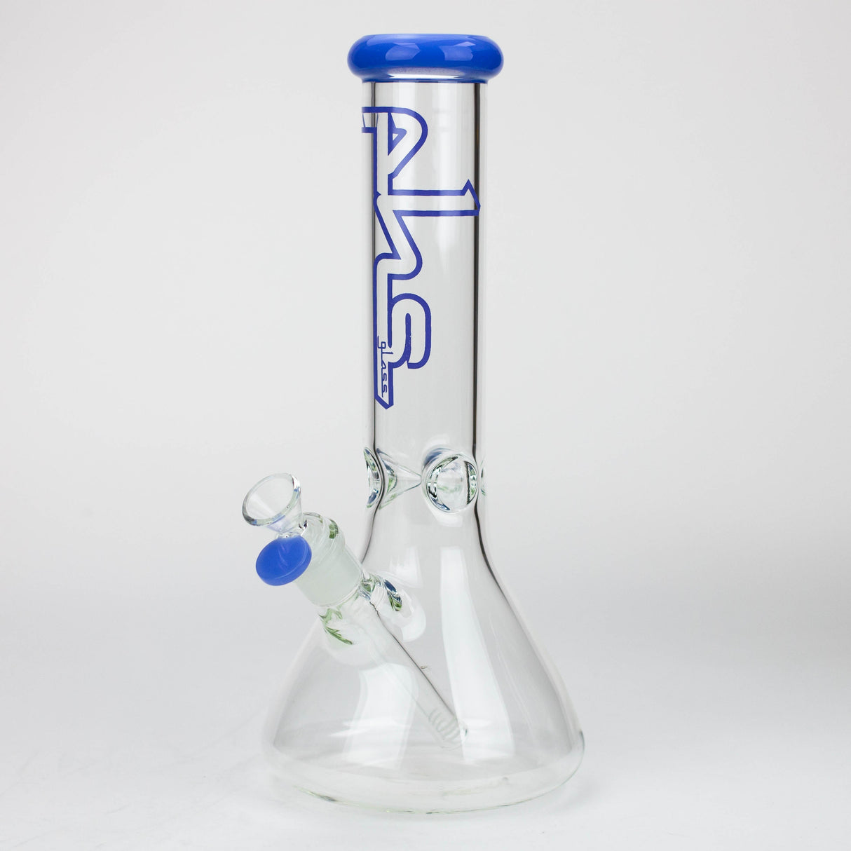 PHS 12" Flower Graphic 5mm Beaker Glass Bong