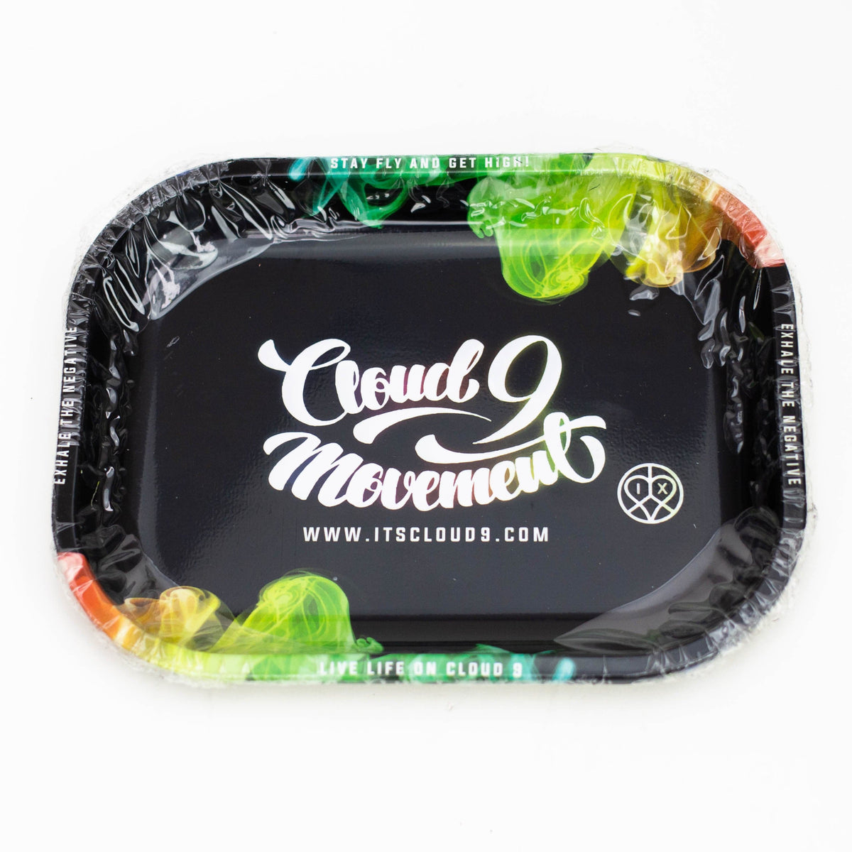 Purple Haze Smoke Inc Rolling Tray SMALL METAL ROLLING TRAY SMALL METAL ROLLING TRAY