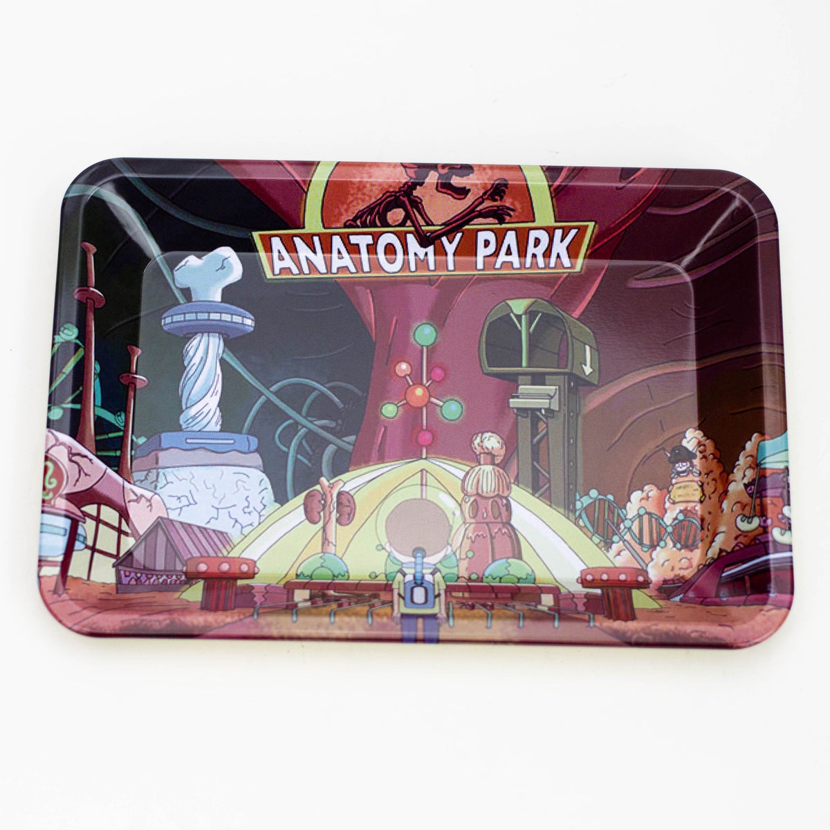 Purple Haze Smoke Inc Rolling Tray SMALL METAL ROLLING TRAY RT SMALL METAL ROLLING TRAY RT