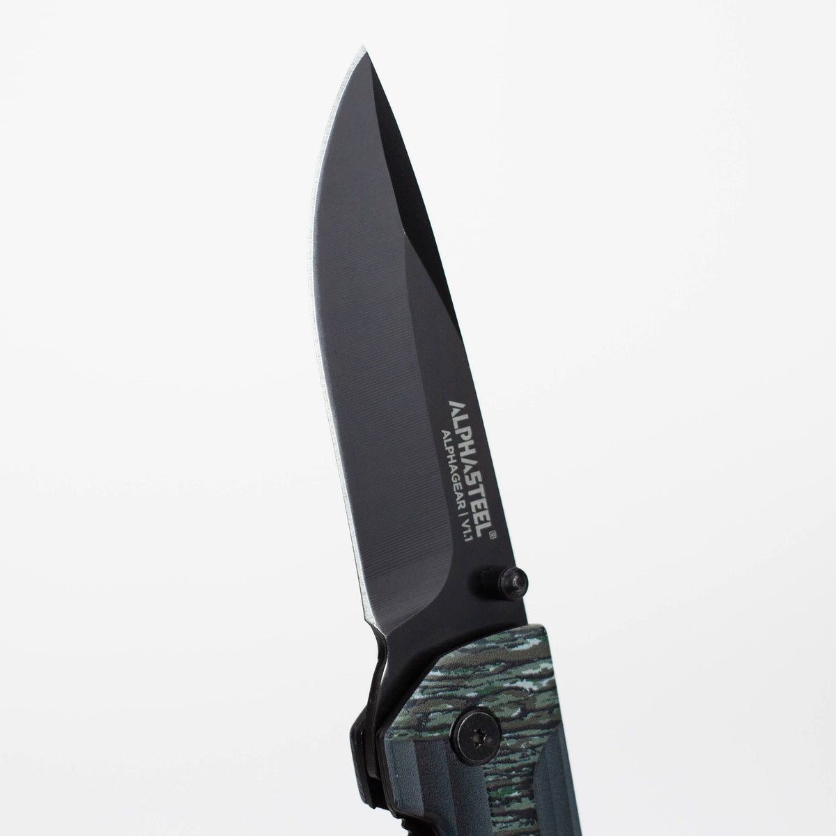 JJ Distribution Folding Knife ALPHASTEEL | Hunting Knife - CAMO FOLD ALPHASTEEL | Hunting Knife - CAMO FOLD