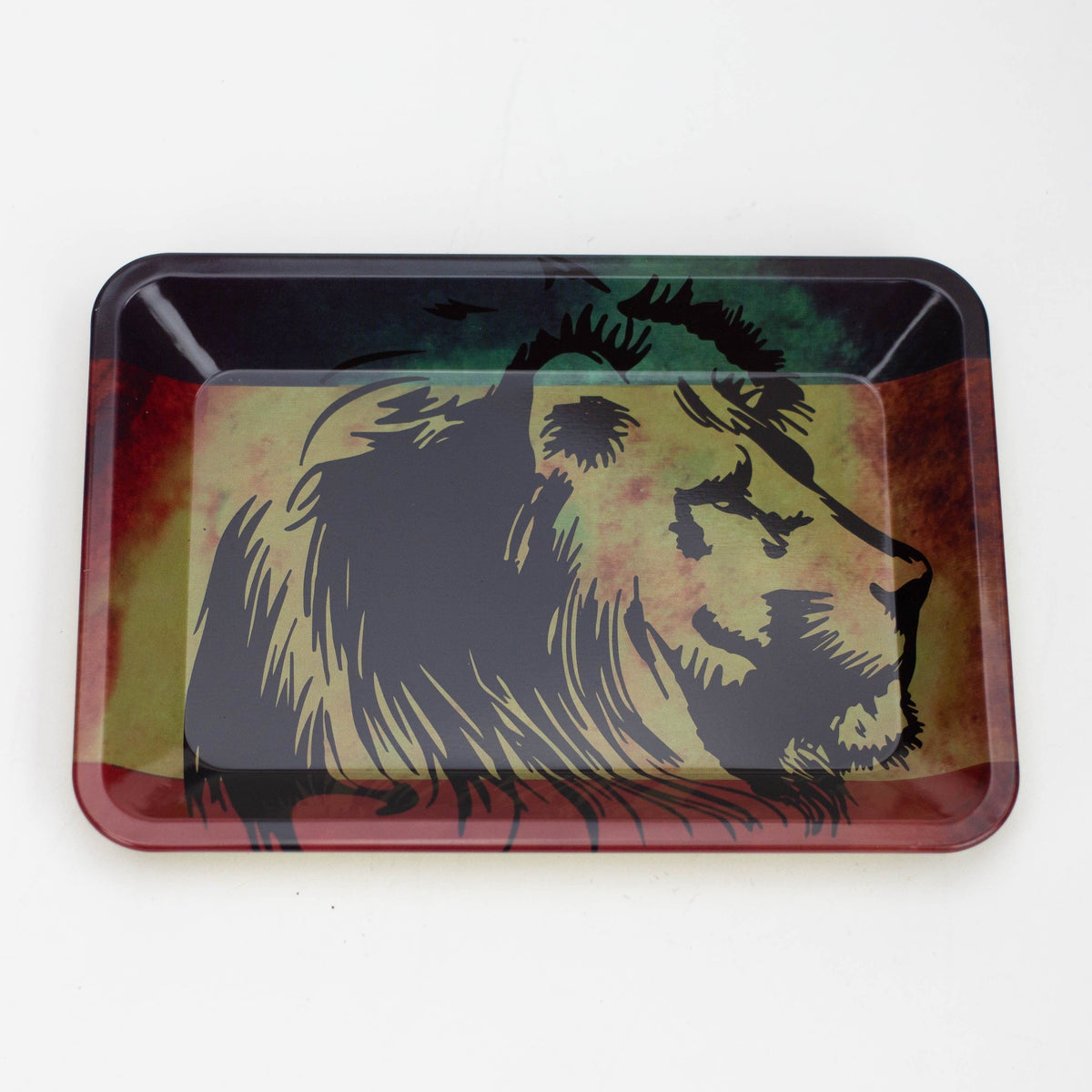 Purple Haze Smoke Inc Rolling Tray SMALL METAL ROLLING TRAY RT SMALL METAL ROLLING TRAY RT