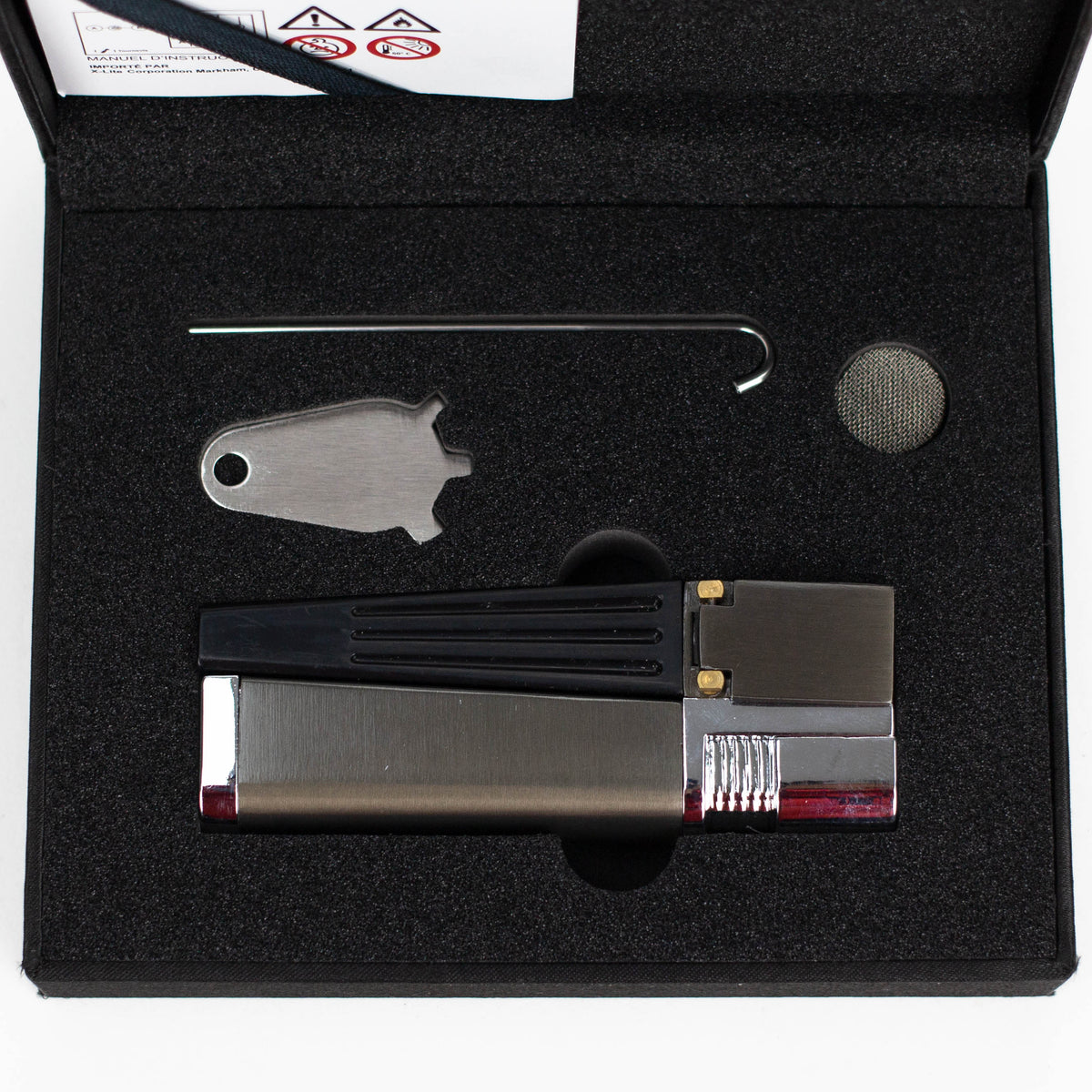 Briquet de pipe tout-en-un Regal avec compartiment de rangement