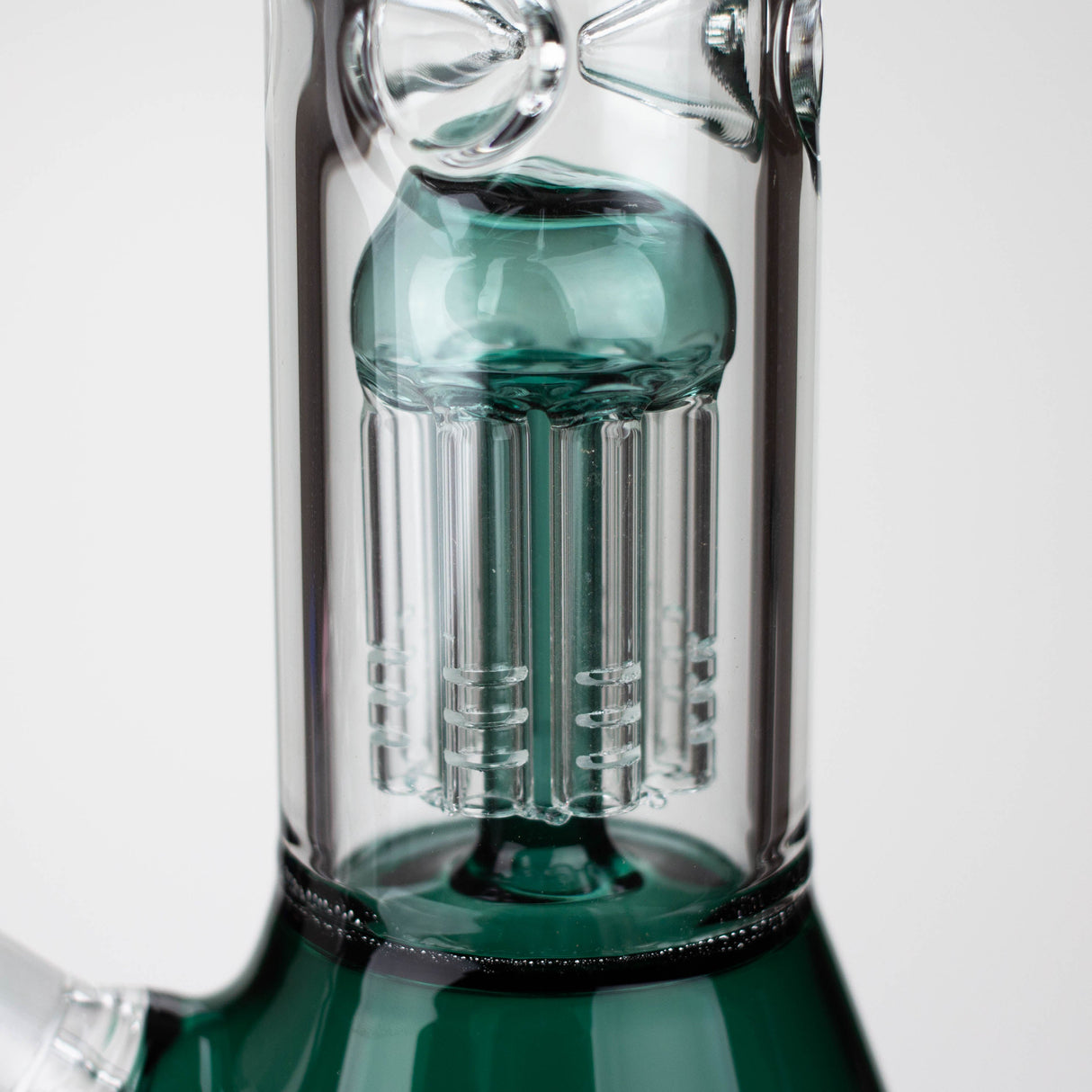 PHS 12" 8-Arm Tree Perc Colour Beaker Glass Bong