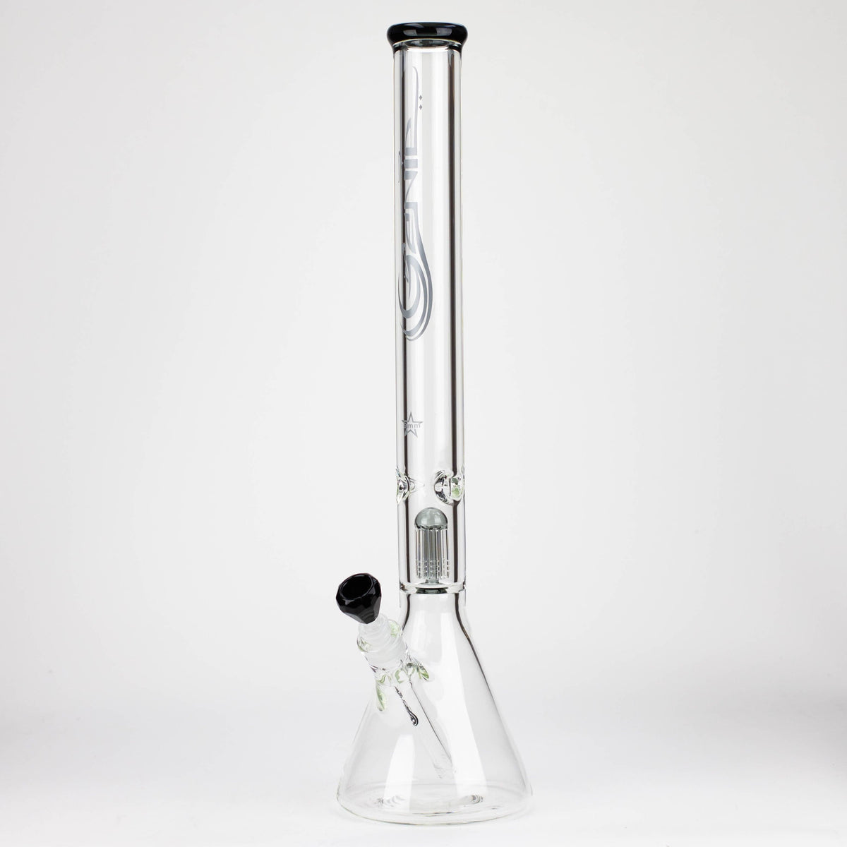 ONE Glass Bong GENIE 24-Inch 9mm Single Percolator Glass Bong GENIE 24" 9mm Single Percolator Glass Bong