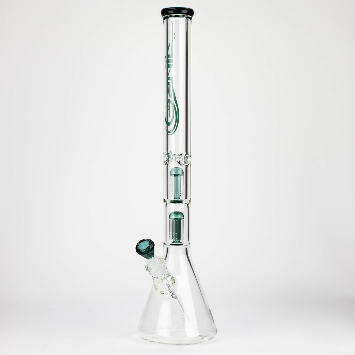 GENIE 24" Dual 6-Arm Tree Perc 9mm Beaker Bong